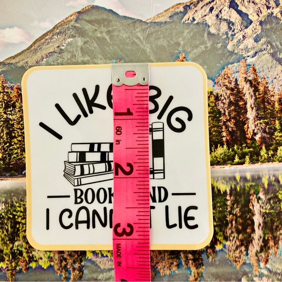 (5/$15) Durable Waterproof Sticker - Funny Book Sticker - Picture 3 of 3